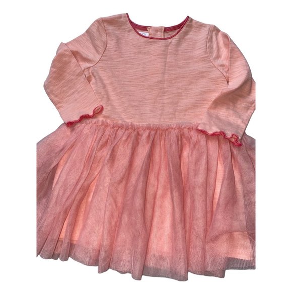 Peach Pink tutu dress 12-18m nwot perfect for monogram birthday - Picture 2 of 4